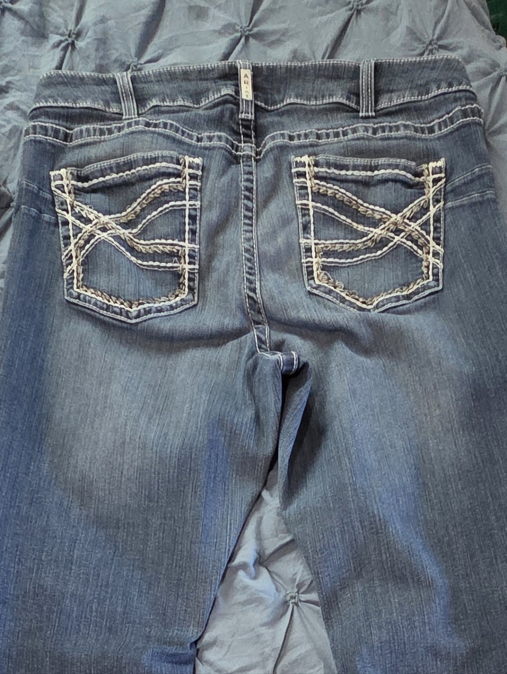 Ariat Women's Dark Blue Bootcut Jeans - Picture 4 of 6